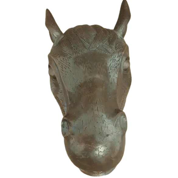 Old Summer Palace zodiac animal Statue - Bronze Horse Head