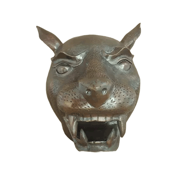 Old Summer Palace Zodiac Bronze Animal Head - tiger