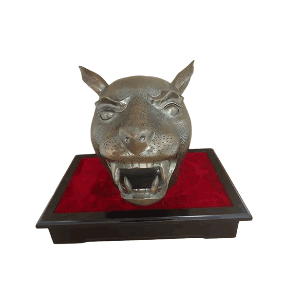 Old Summer Palace Zodiac Bronze Animal Head - tiger