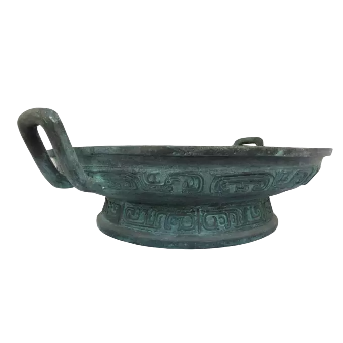 Bronze Shiqiangpan Qiang Basin Vessel in Western Zhou Style