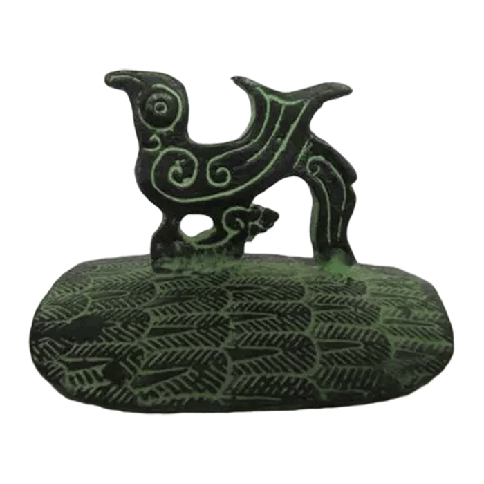 Jin Hou Niao Zun Bronze Bird Sculpture Ancient Chinese Style