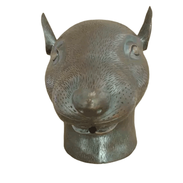 Old Summer Palace zodiac animal Statue - Bronze Rat Head